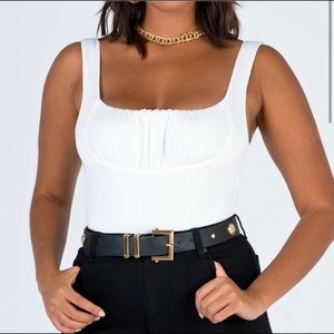 Princess Polly bodysuit top XS NWT